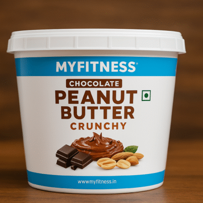 MYFITNESS Chocolate Peanut Butter Crunchy – High Protein Spread 500g