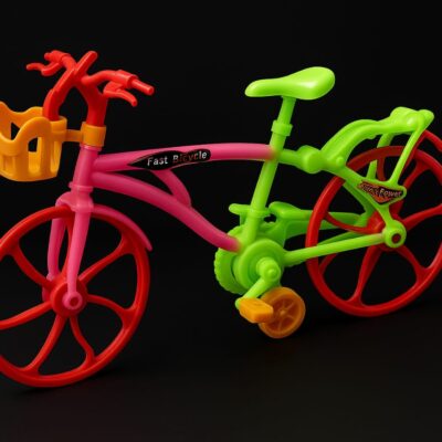 Colorful Mini Toy Bicycle with Basket